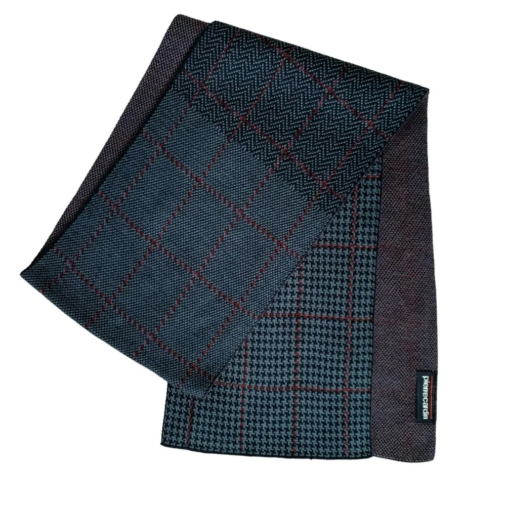 Pierre Cardin Plaid Scarf